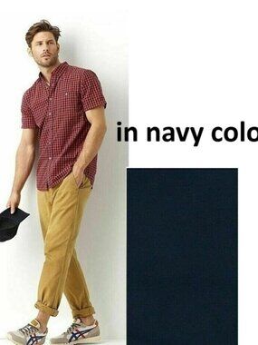 Men's Pants Simply Styled Slim Chino size 38x30 NEW